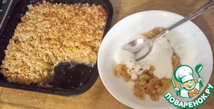 Крамбл из ревеня Крамбл из ревеня