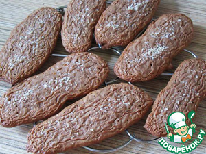 Шоколадное печенье с кокосовой стружкой