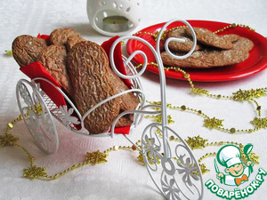 Шоколадное печенье с кокосовой стружкой