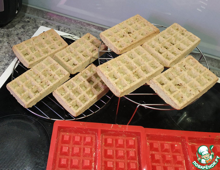 Мягкие постные вафли в духовом шкафу Мягкие постные вафли в духовом шкафу