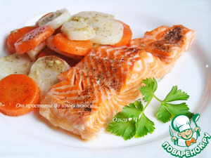 Салат-гарнир из дайкона и моркови Салат-гарнир из дайкона и моркови