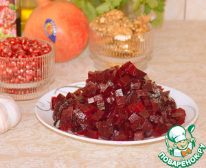 Салат из свеклы с гранатом