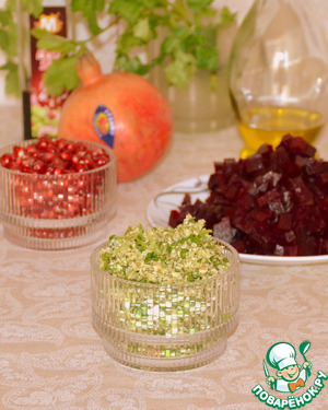 Салат из свеклы с гранатом