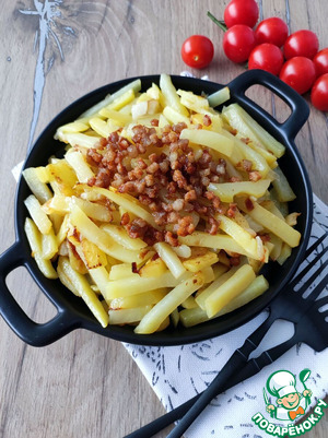 Жареный картофель по мотивам "Сарладез"
