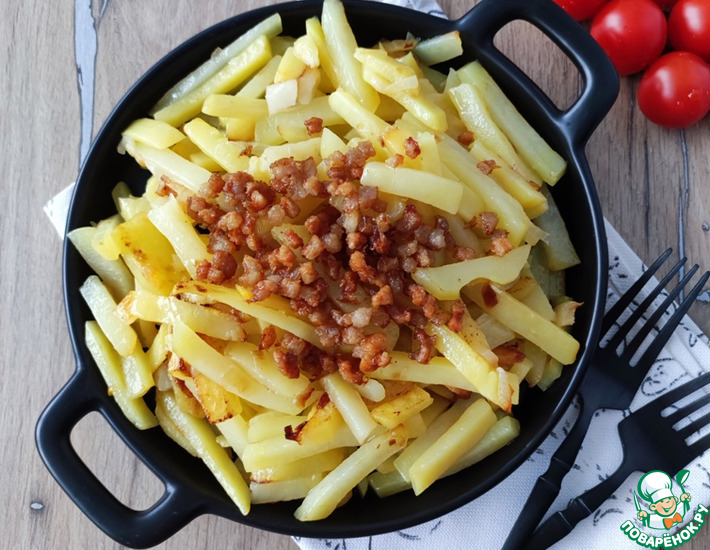 Жареный картофель по мотивам "Сарладез"