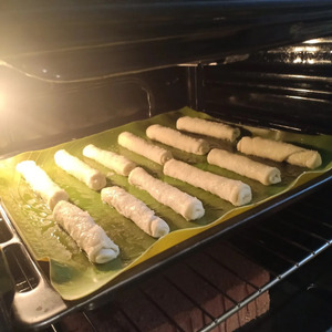 Печенье из дрожжевого теста «Сахарные трубочки»