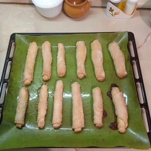 Печенье из дрожжевого теста «Сахарные трубочки»