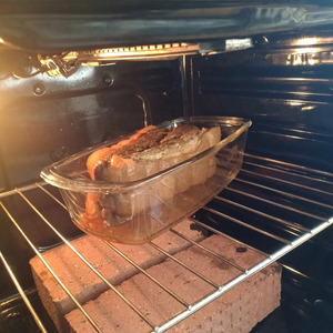 Домашняя грудинка, запеченная в фольге