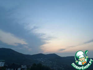 Суфле или парфе (?) из куриной печени