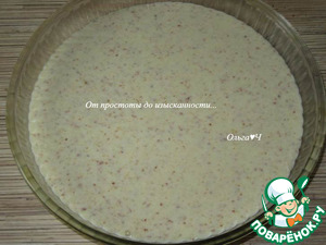 Шоколадно-творожный пирог с брусникой, миндалём Шоколадно-творожный пирог с брусникой, миндалём