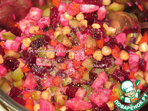 Винегрет с нутом