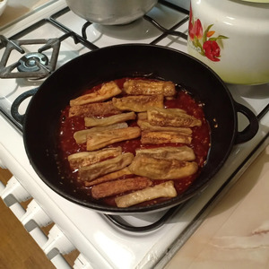 Баклажаны в кисло-сладком соусе Баклажаны в кисло-сладком соусе