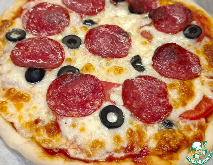 Пицца с салями Пицца с салями