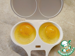 Бутерброд с форелью и яйцом Бутерброд с форелью и яйцом