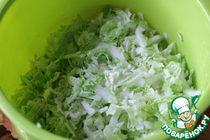 Капустный салат с апельсином