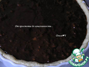 Постный шоколадно-банановый тарт с лимоном Постный шоколадно-банановый тарт с лимоном