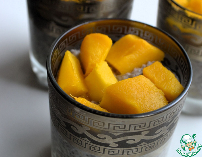 Чиа пудинг с манго