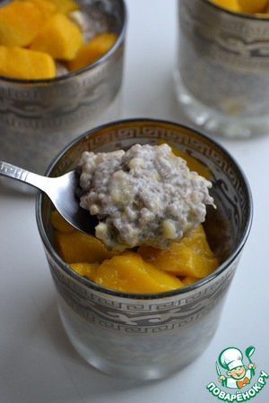 Чиа пудинг с манго