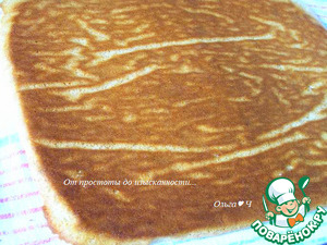 Рулет на сгущёнке с миндалём Рулет на сгущёнке с миндалём