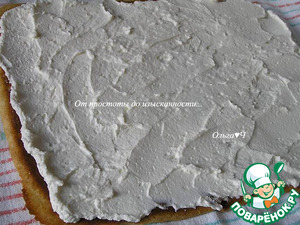 Рулет на сгущёнке с миндалём Рулет на сгущёнке с миндалём