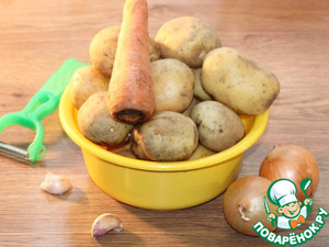 Картофельные лепешки с мясным припеком Картофельные лепешки с мясным припеком