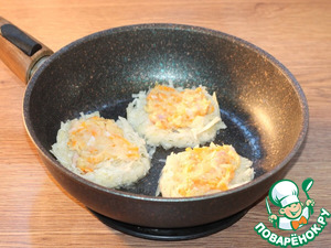 Картофельные лепешки с мясным припеком Картофельные лепешки с мясным припеком