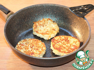 Картофельные лепешки с мясным припеком Картофельные лепешки с мясным припеком