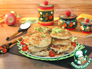 Картофельные лепешки с мясным припеком Картофельные лепешки с мясным припеком