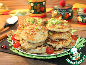 Картофельные лепешки с мясным припеком Картофельные лепешки с мясным припеком