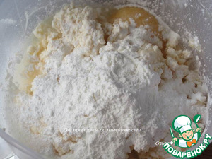 Творожно-шоколадный кекс с алычой Творожно-шоколадный кекс с алычой