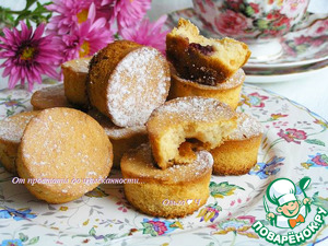 Миндальные птифуры с конфитюром Миндальные птифуры с конфитюром