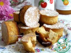 Миндальные птифуры с конфитюром Миндальные птифуры с конфитюром