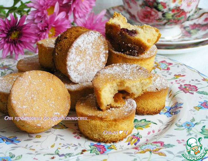 Миндальные птифуры с конфитюром Миндальные птифуры с конфитюром