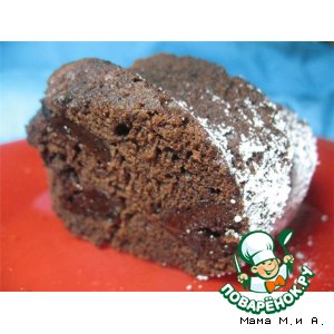 Рецепт Шоколадный кекс с черносливом