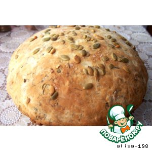 Рецепт Домашний хлеб с семечками