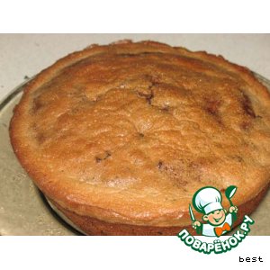 Рецепт Вишневый кекс с орехами