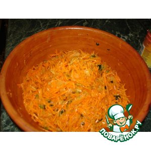 Рецепт: Морковка по-корейски