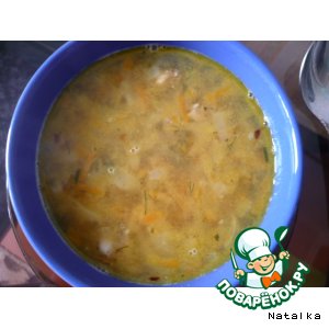 Рецепт: Гороховый суп из тушенки