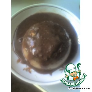 Рецепт Пудинг с шоколадным соусом