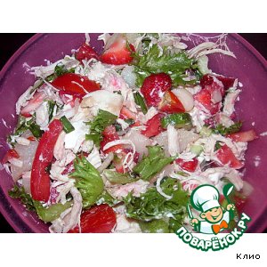 Рецепт Цветной салатик