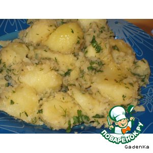 Рецепт Картошечка «Салат на гарнир»