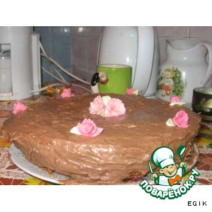 Рецепт Шоколадный тортик "Удар по талии"