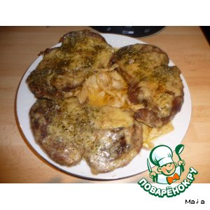 Рецепт Мяско в соево-чесночном маринаде и сырном кляре