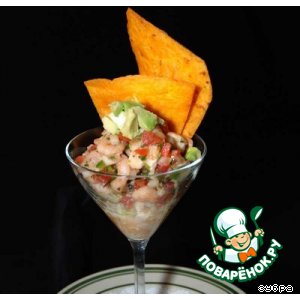 Рецепт Коктейль из креветок "Shrimp Cocktail"