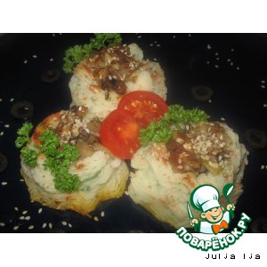 Рецепт Картофель с грибами "Розмарин"