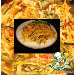 Рецепт Спагетти из овощей