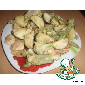 Рецепт Темпура или овощи в кляре