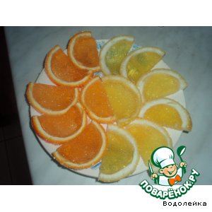 Рецепт Апельсиновые и лимонные дольки