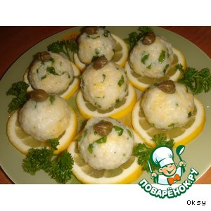 Рецепт Закусочные шарики с каперсами