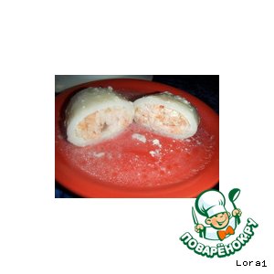 Рецепт: Кальмары с сeмгой, креветками и пекинской капусты